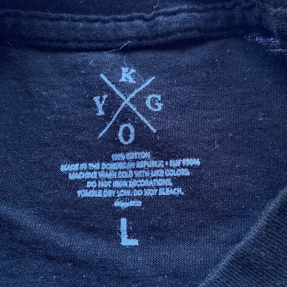 Kygo 2024-2025 World Tour Official T Shirt Merch Dates Mens Large - Picture 6 of 8